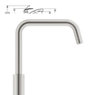 GROHE Start Keukenkraan - hoog - draaibare uitloop - supersteel SW705168