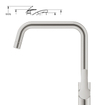 GROHE Start Keukenkraan - hoog - draaibare uitloop - supersteel SW705168