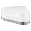 GROHE Selection Douchetray - 17x17x20x8.5cm - hoekmodel - wandmontage - supersteel/mat glas SW444530