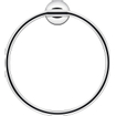 Duravit Starck T Handdoekring - Ø21cm - chroom SW297088
