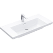Villeroy & Boch Subway 3.0 meubelwastafel 100x47x16.5cm Rechthoek 1 kraangat zonder overloopgat Wit Alpin glans Ceramic SW702122