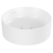 Villeroy & Boch Collaro opzetwastafell rond Ø40cm zonder overloop zonder kraangat ceramic+ stone white SW336043