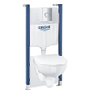 GROHE Solido Bau toiletset - Solido inbouwreservoir - softclose zitting - bedieningsplaat chroom - glans Wit SW793675