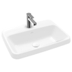 Villeroy & Boch Architectura inbouwwastafel 60x45x17cm Rechthoek 1 kraangat zonder overloopgat Wit Alpin glans Ceramic SW762313