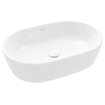 Villeroy & Boch Architectura waskom 60x40x15.5cm Ovaal met overloopgat Wit Alpin glans Ceramic SW762340