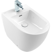 Villeroy & Boch Subway 3.0 staand bidet 37x59.5cm m. kraangat m. overloop wit alpin SW762390