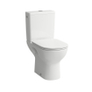 Laufen Lua duobloktoilet 36x65x42cm diepspoel zonder spoelrand PK zonder antikalkbehandeling Keramiek Pergamon SW786329