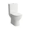 Laufen Lua duobloktoilet 36x65x42cm diepspoel zonder spoelrand AO zonder antikalkbehandeling Keramiek Pergamon SW786308