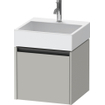 Duravit Ketho 2 wastafelonderbouwkast met 1 lade 48.4x46x44cm met greep antraciet betongrijs mat SW772189