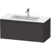 Duravit Ketho 2 wastafelonderbouwkast met 1 lade 101x48x44cm met greep antraciet grafiet supermat SW772414