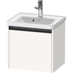 Duravit Ketho 2 wastafelonderbouwkast met 1 lade 48.4x37.5x44cm met greep antraciet wit supermat SW772225