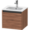 Duravit Ketho.2 wastafelonderkast 51x42x44cm geschikt voor 1 waskom Spaanplaat Noten Mat SW772398