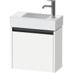 Duravit Ketho 2 wastafelonderbouwkast met 1 deur 48.4x23.8x44cm links, met greep antraciet wit mat SW772898