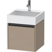 Duravit Ketho 2 wastafelonderbouwkast met 1 lade 48.4x46x44cm met greep antraciet Linnen mat SW773060