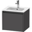 Duravit Ketho.2 wastafelonderkast 51x42x44cm geschikt voor 1 waskom Spaanplaat Grafiet Mat SW772984