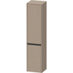 Duravit Ketho.2 Hoge kast 40x36x176cm 2 Linksdraaiende deuren Spaanplaat Linnen Mat SW772609