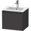 Duravit Ketho.2 wastafelonderkast 51x42x44cm geschikt voor 1 waskom Spaanplaat Grafiet Mat SW772955