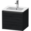 Duravit Ketho.2 wastafelonderkast 51x42x44cm geschikt voor 1 waskom Spaanplaat Eiken (zwart) Mat SW772851