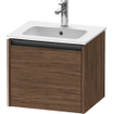 Duravit Ketho.2 wastafelonderkast 51x42x44cm geschikt voor 1 waskom Spaanplaat Noten (donker) Mat SW772697