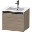 Duravit Ketho.2 wastafelonderkast 51x42x44cm geschikt voor 1 waskom Spaanplaat Eiken (terra) Mat SW773032