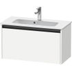 Duravit Ketho 2 wastafelonderbouwkast met 1 lade 68x39x44cm met greep antraciet wit mat SW771892