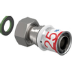 Uponor S-Press Plus pers schroefkoppeling m. wartel bi.dr. 25mmx3/4 SW246216