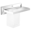 GROHE Allure Brilliant plankje m. glas chroom 0442157