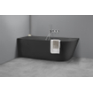Royal Plaza Violeta Bad - hoekbad - 160x70cm - hoek links - mat zwart SW1075490