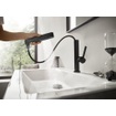 Hansgrohe Finoris wastafelmengkraan 1 - hendel Mat zwart SW651140