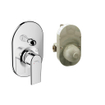 Hansgrohe Vernis Shape afbouwdeel v. inbouw badkraan m. omstel incl. inbouwdeel chroom SW793716