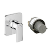 Hansgrohe Vernis eengreeps inbouw douchemengkraan set chroom SW793633