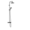 Hansgrohe Vernis Blend showerpipe 240 1jet met badthermostaat mat zwart SW803021
