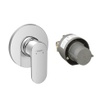 Hansgrohe Rebris s eengreeps inbouw douchemengkraan set chroom SW803088