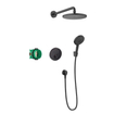 Hansgrohe Croma select HG ShowerSet met PowderRain hoofddouche 240 mat zwart SW536024