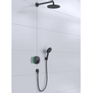 Hansgrohe Croma select HG ShowerSet met PowderRain hoofddouche 240 mat zwart SW536024