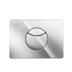Villeroy & Boch Viconnect 2 knops bedieningsplaat chroom GA41201