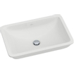 Villeroy en Boch Loop en Friends onderbouwwastafel 45x28cm met overloop zonder kraangat wit 0100065