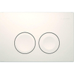 Geberit Delta25 bedieningsplaat - 2-toets spoeling - ronde knoppen - Alpien wit SW730486