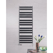 Zehnder Zeta elektrische designradiator - 120x50cm - 500W - mat zwart ( RAL9205) SW878379