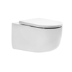 Royal Plaza Primo Toiletset - 55cm - hangend - cycloonspoeling - spoelrandloos - diepspoel - met zitting - softclose - quick release - wit SW1122498