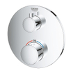 Grohe Grohtherm Inbouwthermostaat - 2 knoppen - zonder omstel - rond - chroom SW236914