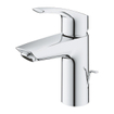 GROHE Eurosmart waterbesparende wastafelkraan s-size met trekwaste chroom SW646819