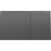 Geberit Sigma70 bedieningsplaat - 2-toets spoeling - rechthoekige knoppen - rvs zwartchroom SW878424