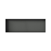 Looox Colour BoX inbouwnis - 90x30x10cm - RVS Zwart mat - OUTLET UDEN STORE23846