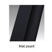 Novellini H art Inloopdouche - 90x200cm - Ribbelglas linea 1 - mat zwart SW894240