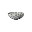 Looox Ceramic terrazzo waskom - 40x15cm - Black SW374820