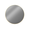 Looox Mirror collection Mirror Gold Line Round ronde spiegel - 100cm - mat goud SW405073