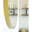 Looox Mirror collection Mirror Gold Line Round ronde spiegel - 70cm - mat goud SW405074