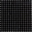 The Mosaic Factory Amsterdam mozaïektegel - 32.2x32.2cm - wand en vloertegel - Vierkant - Glas Black Black Mat SW62096