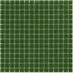 The Mosaic Factory Amsterdam mozaïektegel - 32.2x32.2cm - wand en vloertegel - Vierkant - Glas Dark Green Mat SW62104